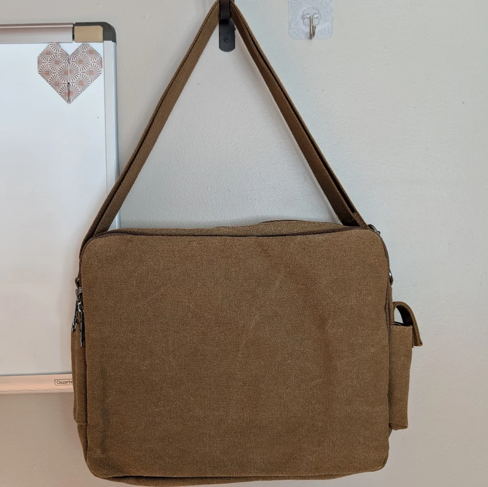 EUC Topfox Laptop Satchel Crossbody Bag - Picture 5 of 7